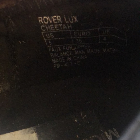 Michael Kors flat shoes size 5 rover lux cheetah - Picture 8 of 8